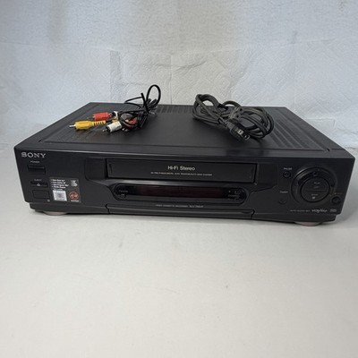 SONY VCR VHS Player Tested Working Model SLV-740HF No Remote
