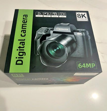 Saneen Digital SLR Camera Black 64MP 8K Ultra Hot Shoe Interface WD05