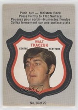 1972-73 O-Pee-Chee Player's Crests Walt Tkaczuk #14 0t5