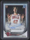 2025-26 Bowman #BCA-LO Lachlan Olbrich Chrome Autographs Refractor #/499
