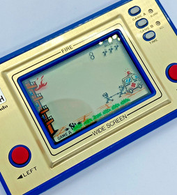 Nintendo Game & Watch FIRE Overseas Version Vintage 1981 LCD Handheld Tested