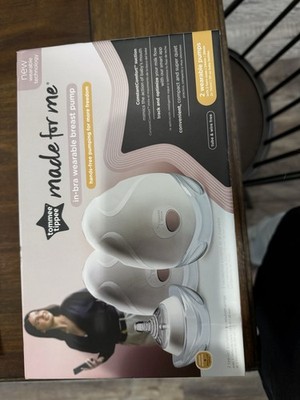 Tommee Tippee In-Bra Wearable Hands-Free Double Electric Breast Pump- New