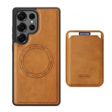 Mag Safe Case w/ Leather Wallet For Samsung Galaxy S26 Ultra S25 S24 FE S23 A37