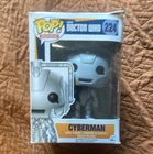 Funko Pop! Doctor Who Cyberman #224 Vinyl Figure Silver Television Theme