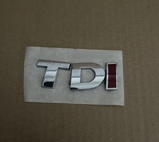 GENUINE VW TDi Tailgate Badge