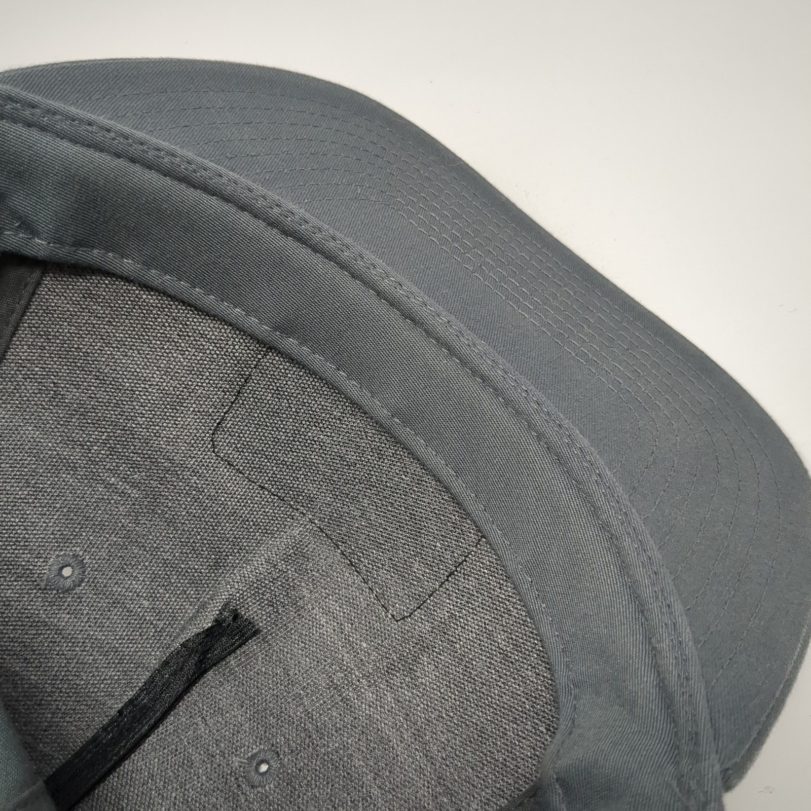 208 Patch Snapback Hat Gray One Size Adjustable V… - image 8