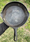 Vintage Griswold #6 Cast Iron Skillet Small Logo Erie PA 699