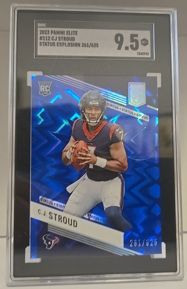 2023 Panini Donruss Elite - Rookies C.J. Stroud #112 Status Explosion /625 (RC)