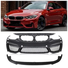 Front Bumper Cover W/PDC Fit M4 Style For BMW 4 Series F32 F33 F36 2014-2020