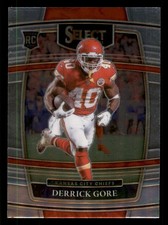 2021 Panini Select Derrick Gore #84 RC Kansas City Chiefs