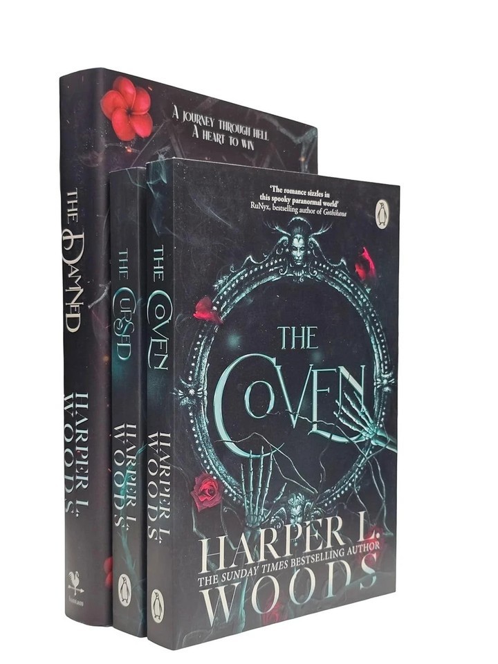 Coven of Bones Series by Harper L. Woods 3 Books Collection Set Cursed, Coven