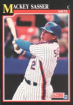 1991 Score #307 Mackey Sasser