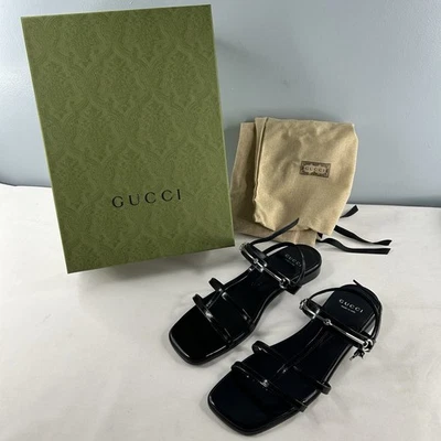 Gucci Leather Upper Slide Sandals for Women for sale | eBay
