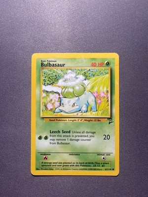 Pokémon TCG - Bulbasaur - Base Set 2 Unlimited - 67/130 - 1999-2000 Wizards