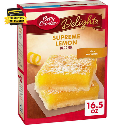 Betty Crocker Delights Supreme Lemon Bars Mix, 16.5 Oz.      
