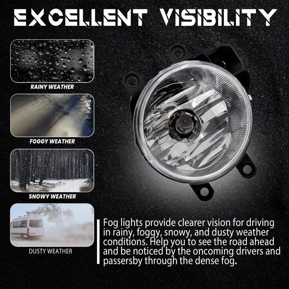 FOR 2014 2015 2016 Toyota Corolla S Bumper Fog Lights W/ Switch+Wiring Lamp Pair Foto 4 de 4