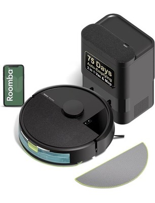 iRobot Roomba 105 Combo Robot Vacuum & Mop, AutoEmpty Dock, SelfEmptying 75 Days