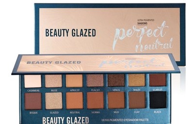 Beauty Glazed Perfect Neutral Eyeshadow Palette Set of 2!! Brand New