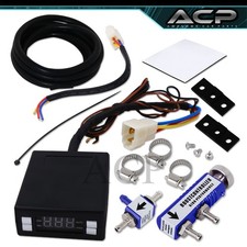 Black Digital Turbo Timer Blue Boost Controller Combo Bypass Unit Black Digital Turbo Timer Blue Boost Controller Combo Bypass Unit