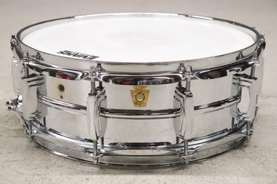 Ludwig Supraphonic 5x14'' 10-Lug Aluminum Snare Drum Keystone Vintage 1960's #2