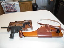 Umarex Legends M712 .177 CO2 BB Auto Air Pistol- wood shoulder stock/holster 