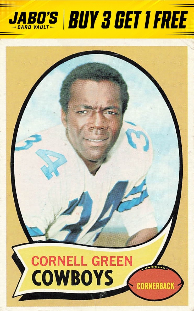 1970 Topps #164 Cornell Green Vintage Football Card
