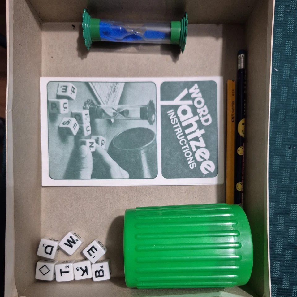 1982 Word Yahtzee Game by Milton Bradley, complete - Image 2 of 3