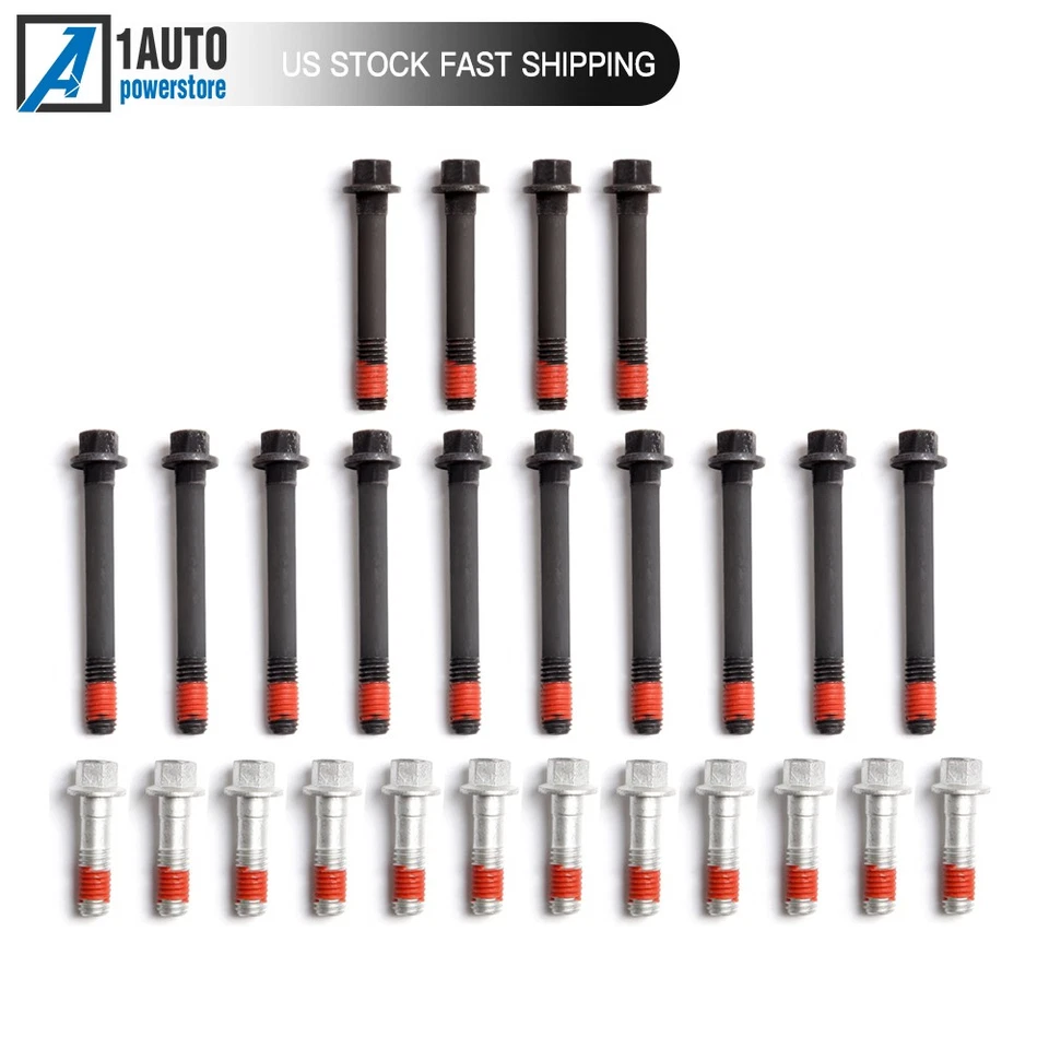 Pernos de cabeza para Chevrolet Express 1500 GMC Sierra 1500 Oldsmobile 1985-2011 4,3 L Foto 2 de 3