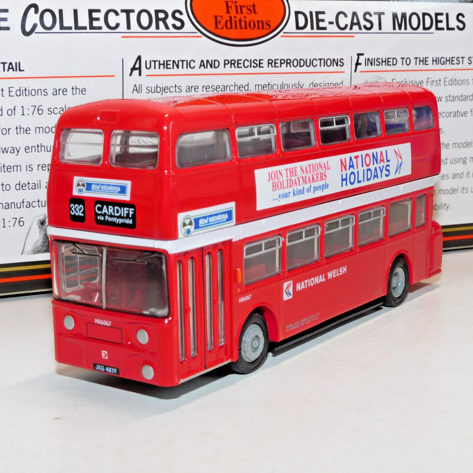 EFE MCW MANCHESTER FLEETLINE NATIONAL WELSH NBC ROUTE 332 CARDIFF 1/76 25402