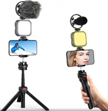 CAMOLO Vlogging Kit Smartphone Video Microphone Tripod Kit for iPhone Android