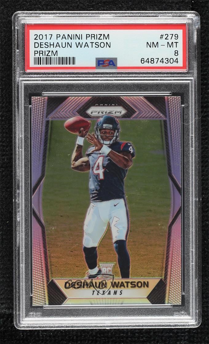 2017 Panini Prizm Rookies Silver Prizm Deshaun Watson #279 PSA 8 Rookie RC 0e5m