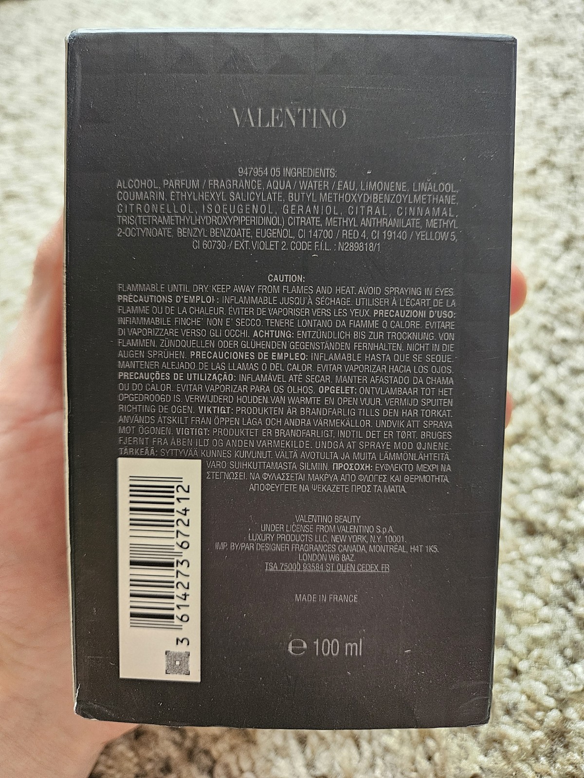 Valentino Coral Fantasy EDT 100ml/3.4oz Men's Fragrance thumbnail 4