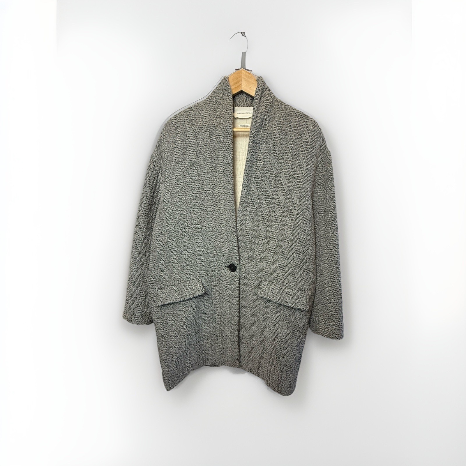 Chaqueta Isabel Marant Étoile Mujer EU 40 UK 12 Edilon Mezcla Lana Espiga