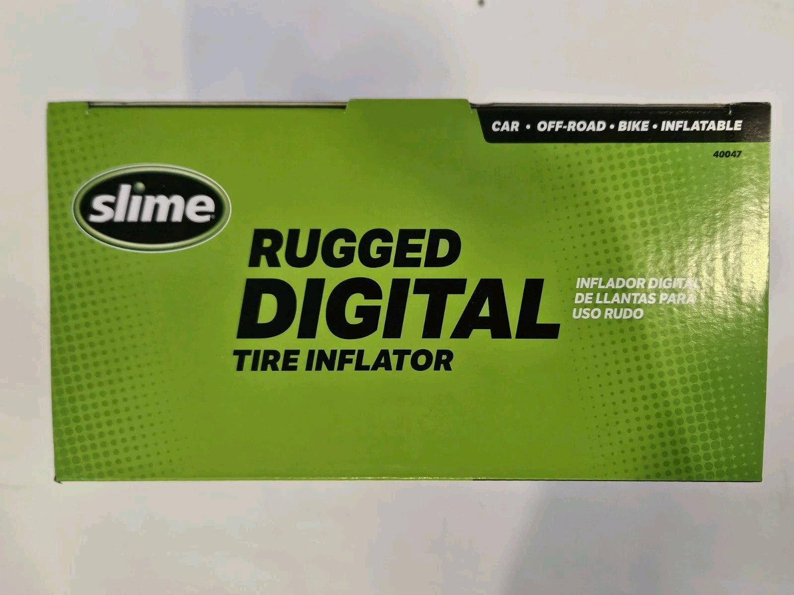 Portable Car Air Compressor, Rugged, Inflate Automatic Shut Off, Digital Display