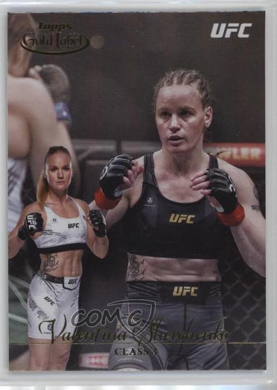 Valentina Shevchenko 2024 Topps Gold Label UFC #16 Class 3 Price Guide ...