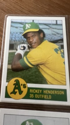 1982 Granny Goose Oakland A's SET NEAR MINT Condition! RICKEY HENDERSON