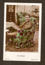 JOHN GILBERT POSTCARD VINTAGE 1930s REAL PHOTO FROM ROSS EDITION
