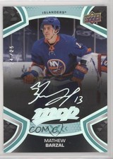 2021-22 Upper Deck MVP Super Script 24/25 Mathew Barzal #13 lt5