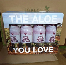 Forever Living Aloe Vera Berry Nectar Drinking Gel pack of 4 x 1L
