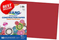 Holiday Red Construction Paper 12x18 50 Sheets - US