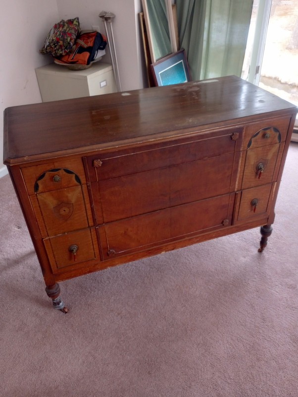 Antique mahogany dresser