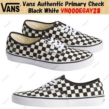 Vans Authentic Primary Check nero bianco VN000EGAY28 taglia uomo
