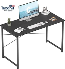 Computer Desk, 47 Inch Small Home Office Desk for Small Spaces, Modern Simple St