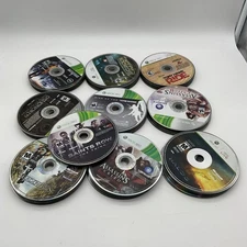 Large Disc Only Video Game Lot Of 95 - Condition Varies -Free Shipping- Xbox 360