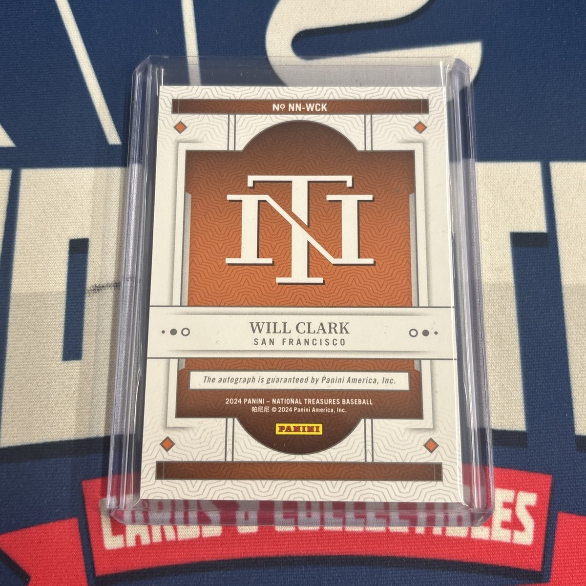 2024 Panini National Treasures Will Clark Notable Nicknames