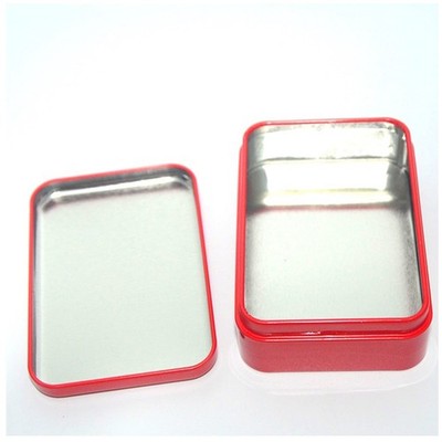 Small Rectangular Empty Box SOS Pattern Outdoor Tools Equipment Iron Storage SET