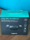 NIB LOGITECH C920S PRO HD WEBCAM FULL HD 1080P VIDEO CALLS + PRIVACY SHUTTER BLK