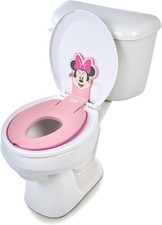 Bright Starts Minnie Mouse Flip  Sit Potty Training Toilet Seat Baby Kids