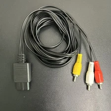 AV Audio Video A/V Stereo RCA Cables for Nintendo Gamecube SNES N64 GC NGC