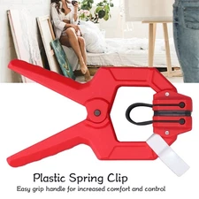 Single Hand Spring Clamp G Shape Woodworking Plastic Spring Clip Multifunctional